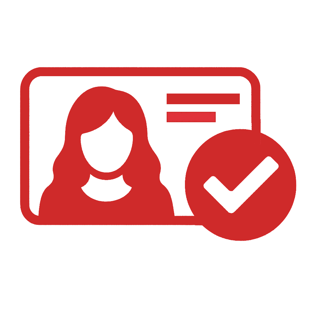 Pénzügyi hitelesítés jelvény – női