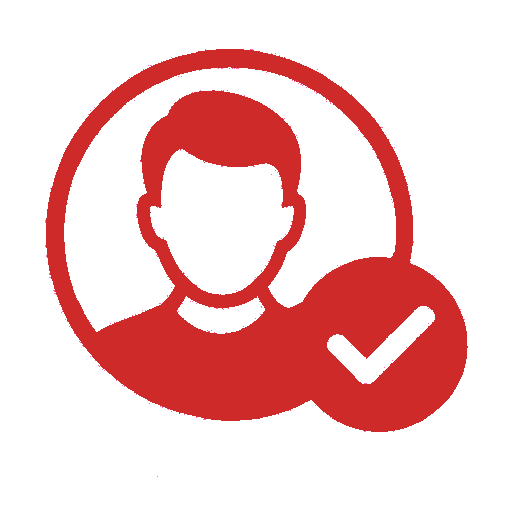 Hitelesített profil jelvény – férfi